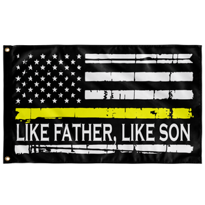 Like Father Like Son Premium Flag