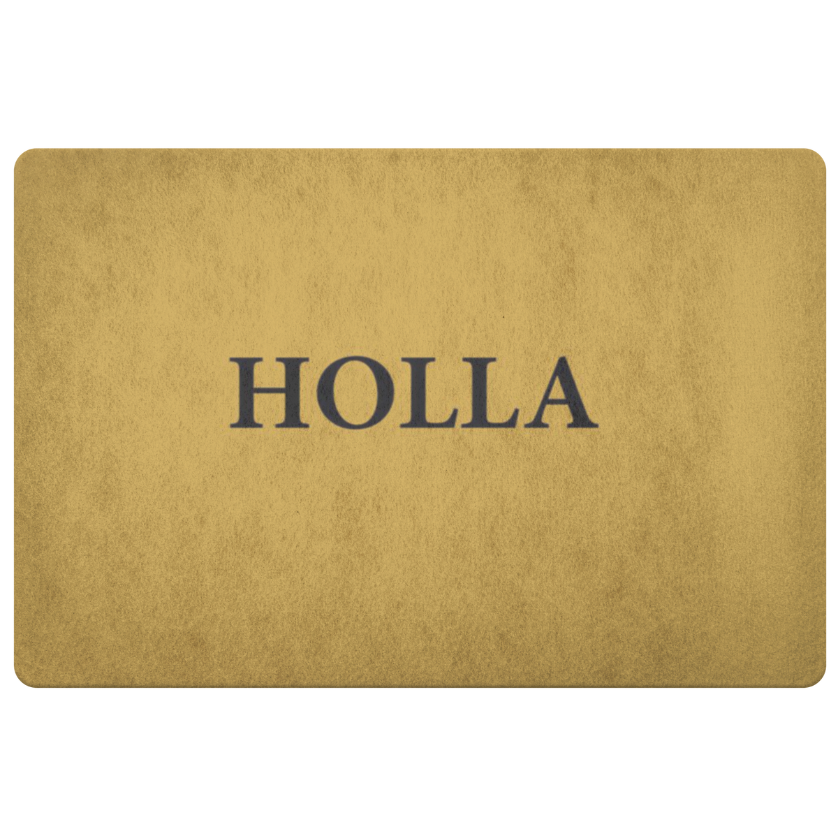 Holla Doormat (Hand Stenciled)
