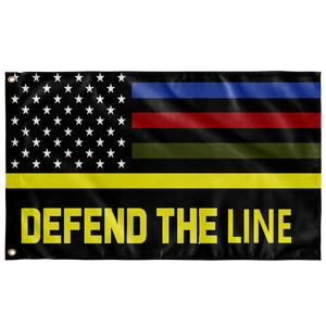 Defend The Line Towing Flag