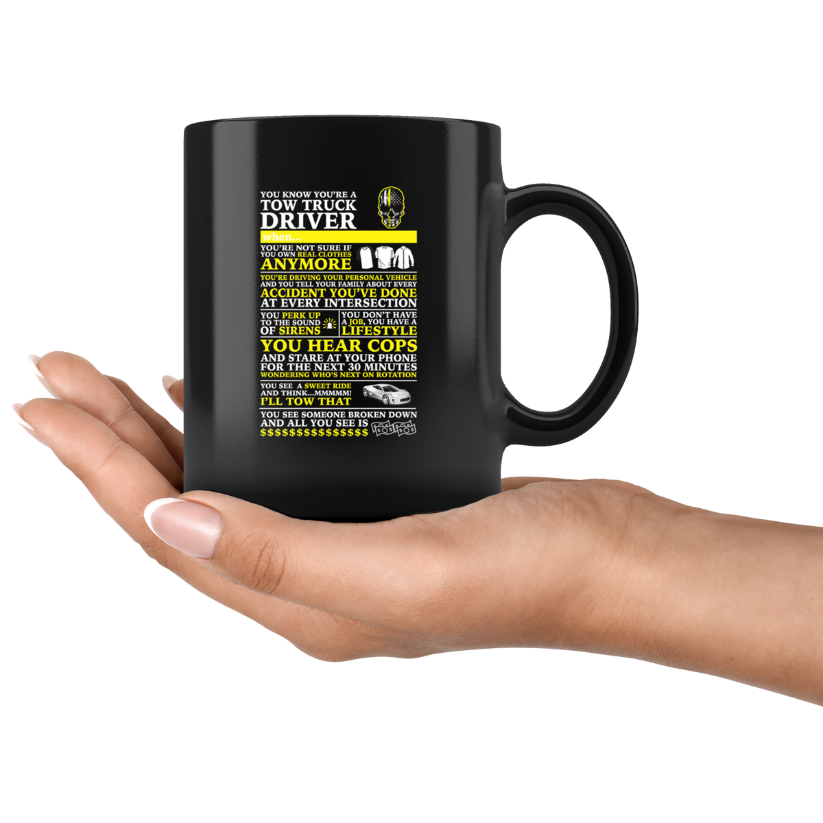 Proud Tow Truck Operator Mug - view 4
